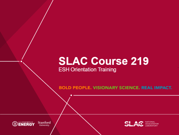 SLAC Course 219 cover